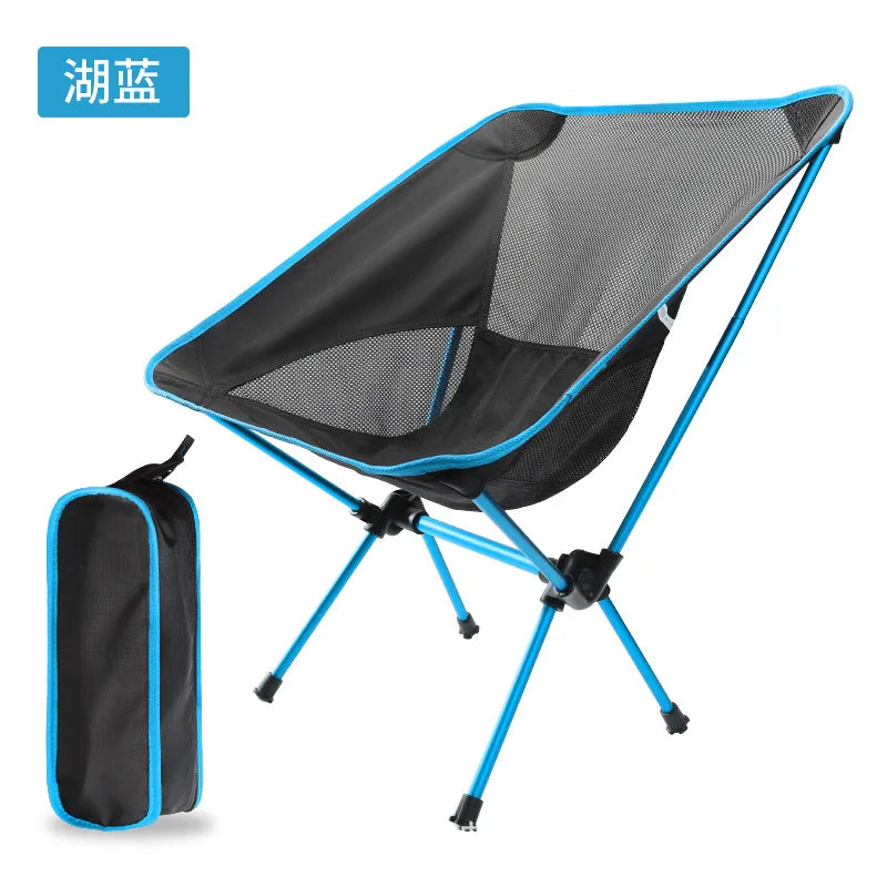 Camping Chair - Alloy Folding: Portable Beach, Camping & BBQ Essential
