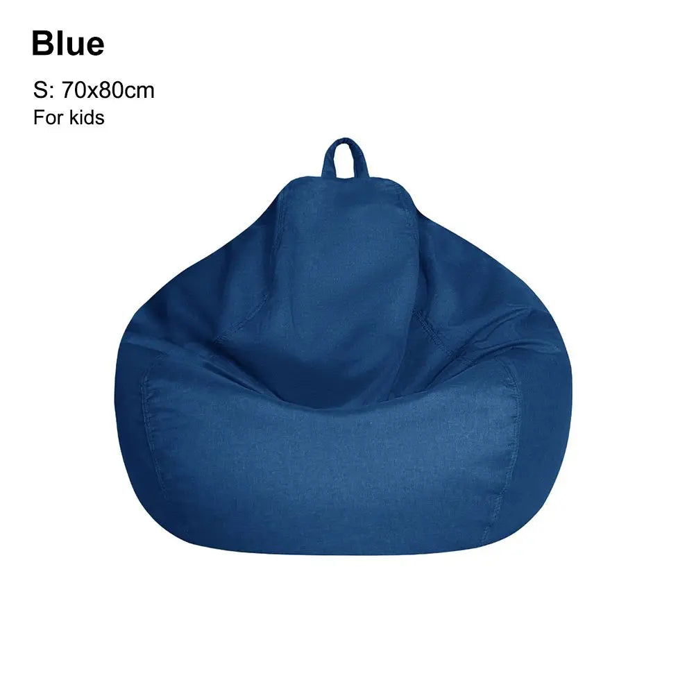 Sofa Cover: Bean Bag Chair Cover - Soft Comfy Lazy Lounger