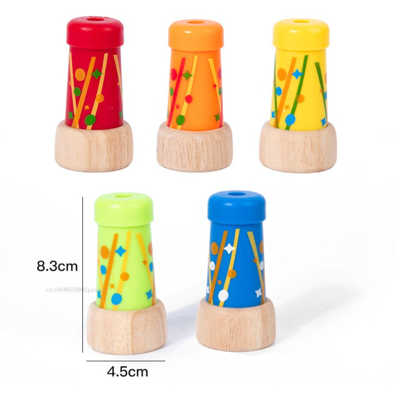Kaleidoscope Toy: Classic Wooden Kaleidoscope Toy for Kids
