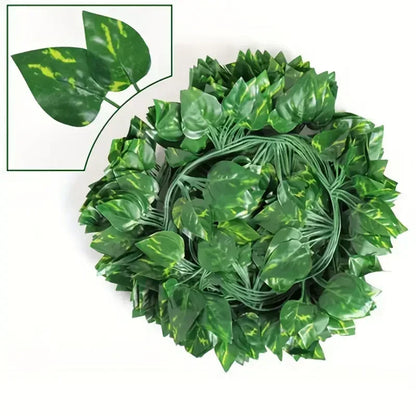 Fake Plants: Artificial Ivy Vine Garland - Lush Green Decor
