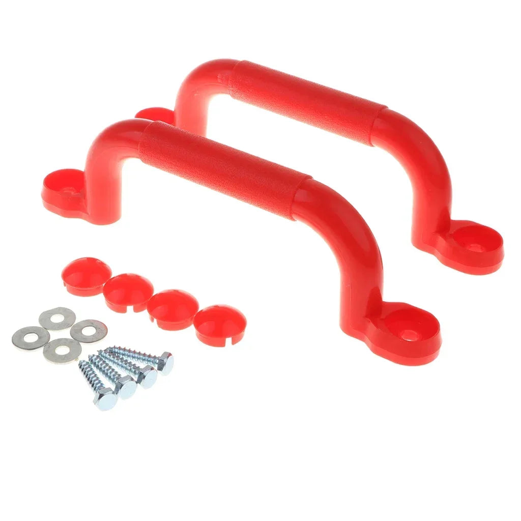 Children’s Plastic Grab Bar Handle-Colorful Playground Equipment Accessory Fits Playhouse Jungle Gym Backyard Playhouse & Treehouse