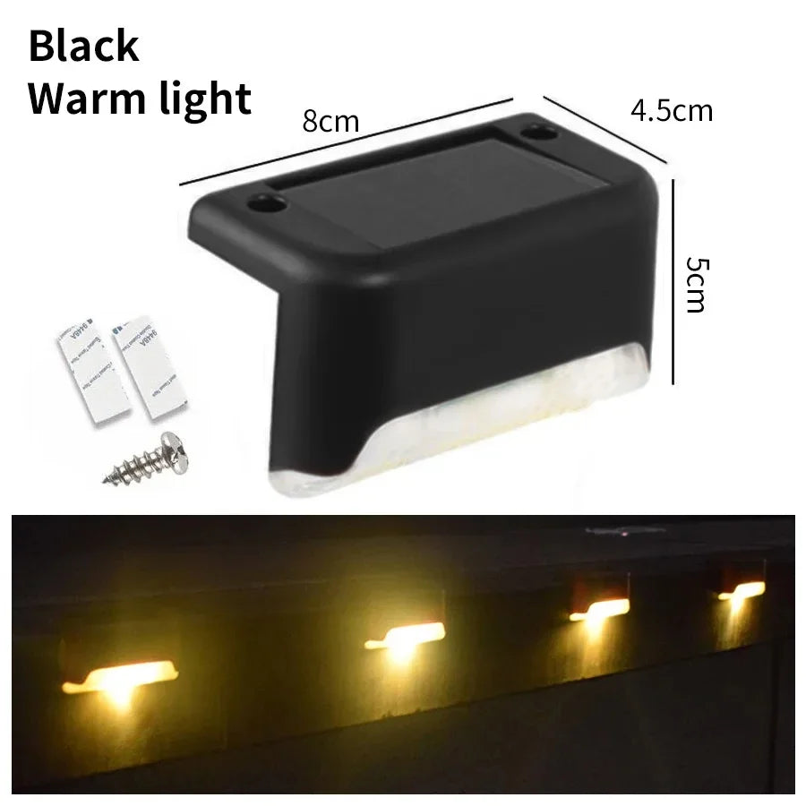 Outdoor Solar Light: LED Solar Deck Lights - Waterproof Outdoor Step Lighting
