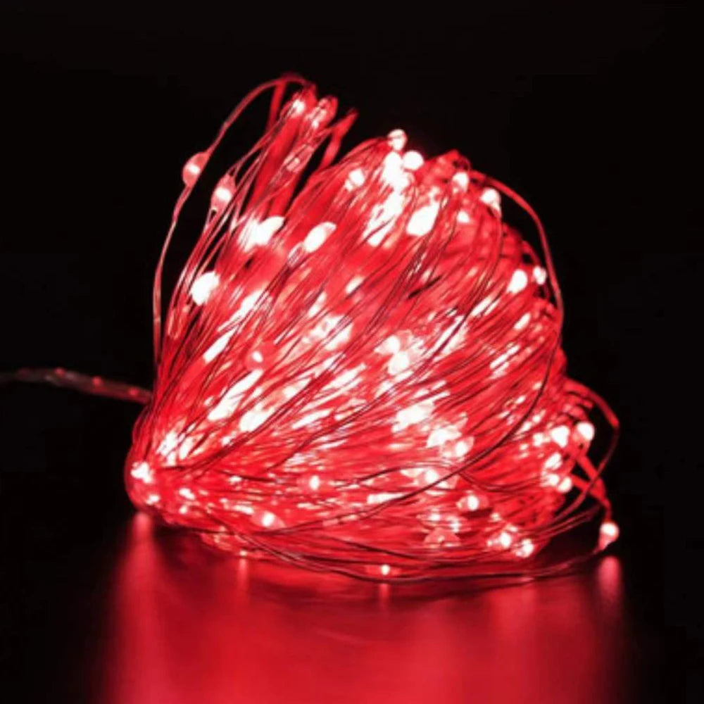 LED Copper Wire Fairy Lights - Waterproof Battery String