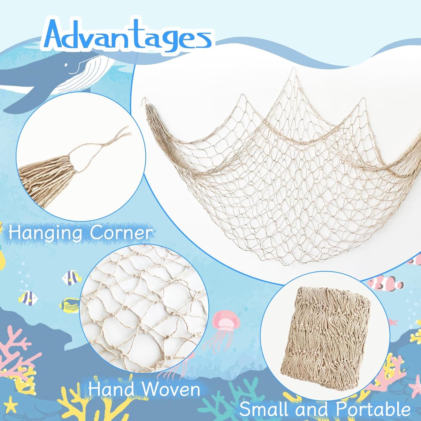 Net Wall Decor - Ocean Theme Party Accessory