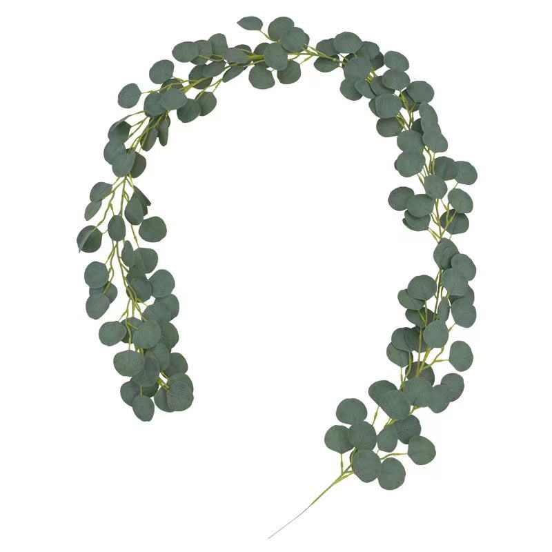1/3pcs 200CM Wall Hanging Artificial Plant Green Eucalyptu Leaf Lvy Vine Home Wedding Outdoor Garden Party Decor Diy Photography Prop Hanging