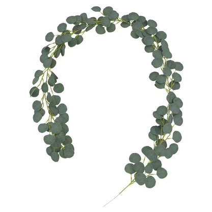 1/3pcs 200CM Wall Hanging Artificial Plant Green Eucalyptu Leaf Lvy Vine Home Wedding Outdoor Garden Party Decor Diy Photography Prop Hanging