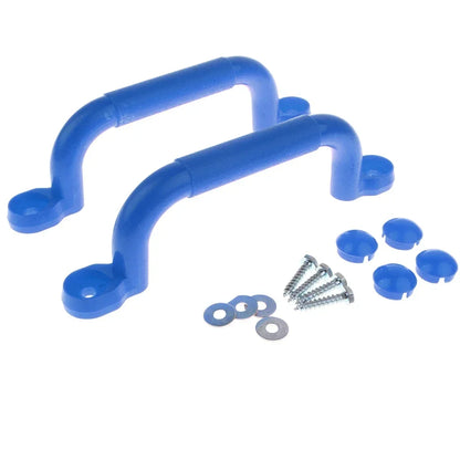 Children’s Plastic Grab Bar Handle-Colorful Playground Equipment Accessory Fits Playhouse Jungle Gym Backyard Playhouse & Treehouse