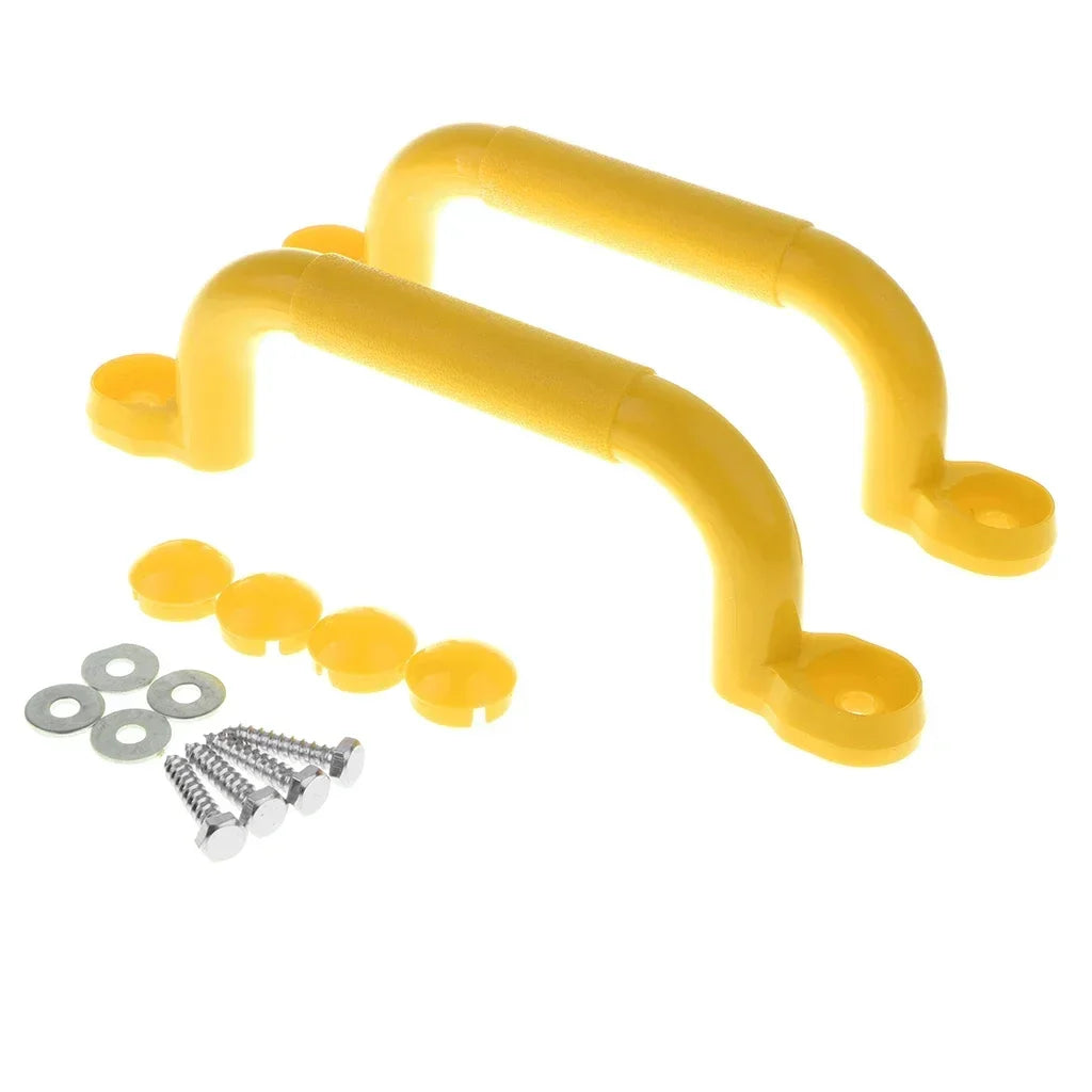 Children’s Plastic Grab Bar Handle-Colorful Playground Equipment Accessory Fits Playhouse Jungle Gym Backyard Playhouse & Treehouse