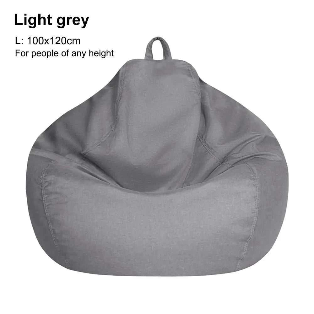 Sofa Cover: Bean Bag Chair Cover - Soft Comfy Lazy Lounger