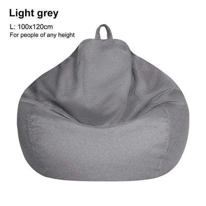 Sofa Cover: Bean Bag Chair Cover - Soft Comfy Lazy Lounger
