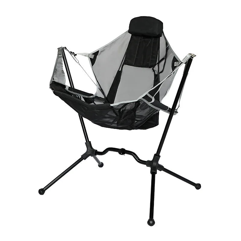 Lightweight Folding Camping Chair - Mesh Seat for Cool Comfort