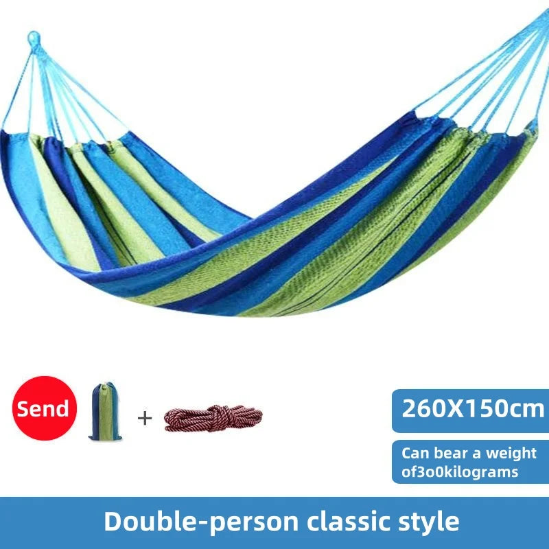Outdoor Hammock Anti-Slip Swing Chair - Foldable & Portable