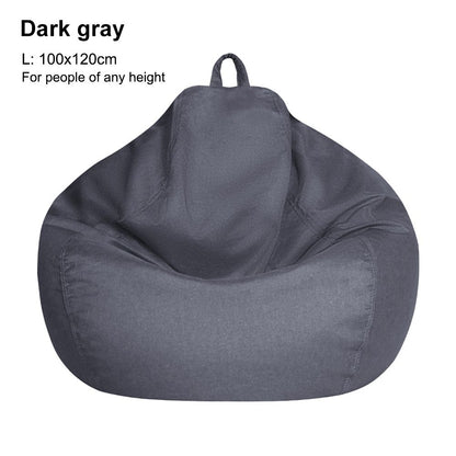 Sofa Cover: Bean Bag Chair Cover - Soft Comfy Lazy Lounger
