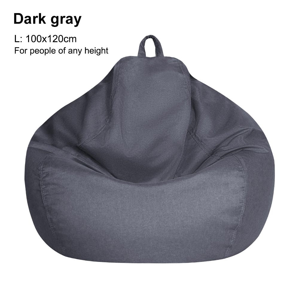 Sofa Cover: Bean Bag Chair Cover - Soft Comfy Lazy Lounger