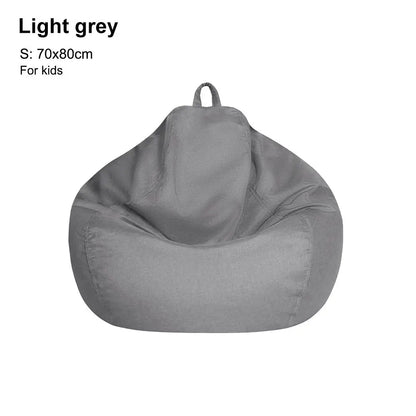 Sofa Cover: Bean Bag Chair Cover - Soft Comfy Lazy Lounger