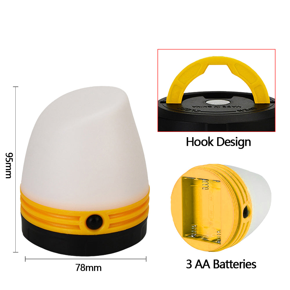 LED Camping Lights: Magnetic Base, Portable & Emergency Ready