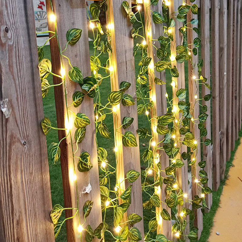 Flower Green Leaf String Lights - Wedding & Home Decor