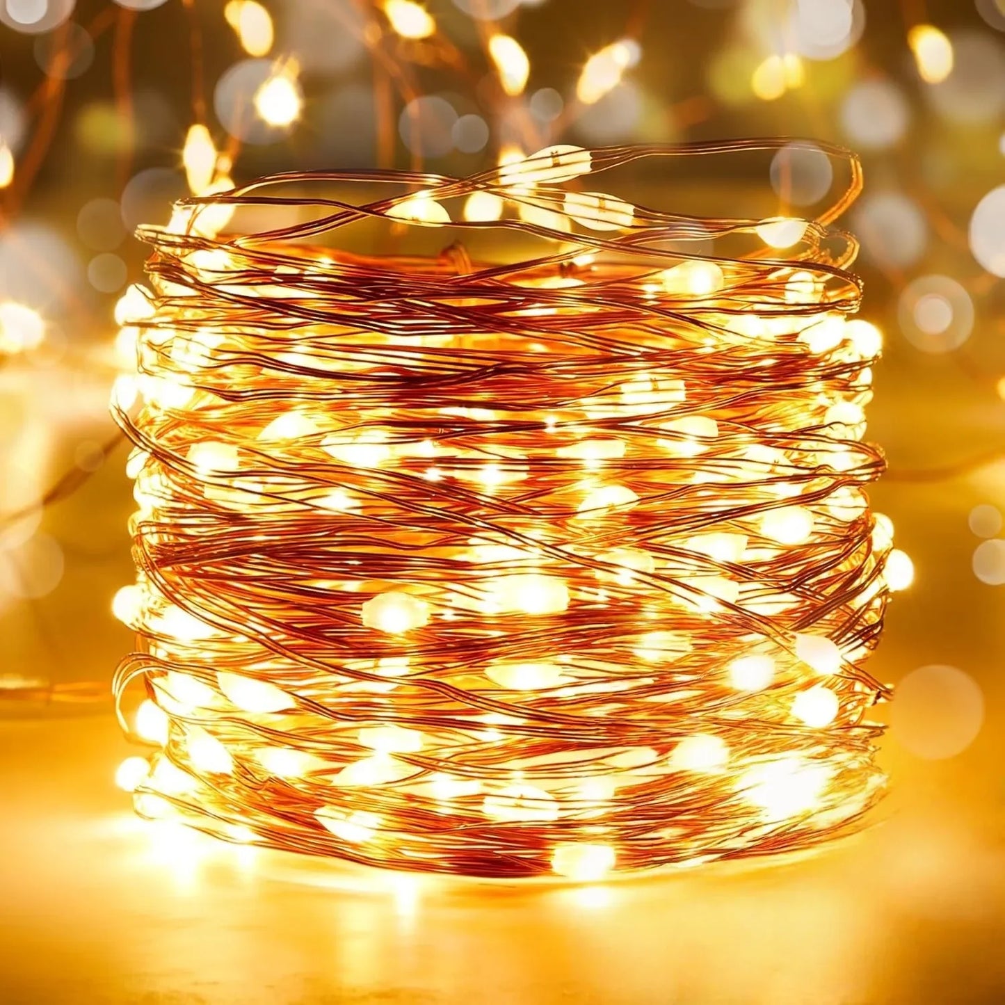 Battery LED String Lights: Copper Wire for Holiday Decor