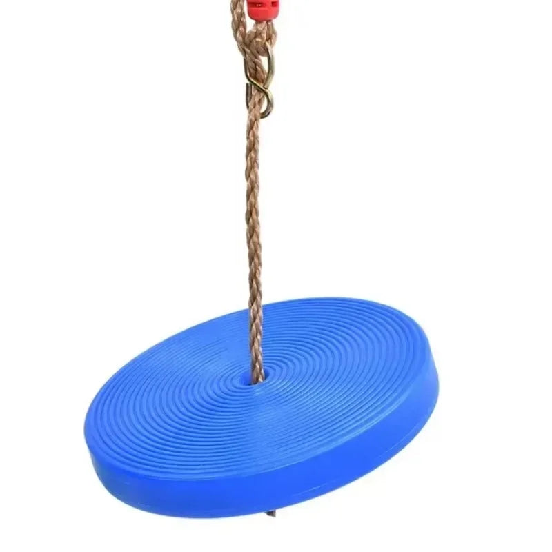Safe Children's Disc Swing Outdoor Tree Hanging Disc Rope Swing Set Backyard Garden Swing Kid's Sensory Integration Training