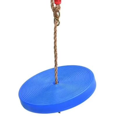 Safe Children's Disc Swing Outdoor Tree Hanging Disc Rope Swing Set Backyard Garden Swing Kid's Sensory Integration Training