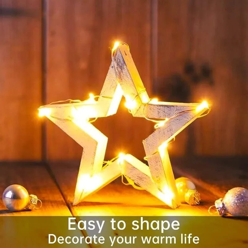 Battery LED String Lights: Copper Wire for Holiday Decor