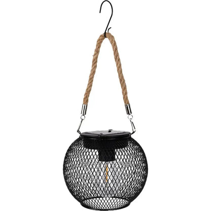 Solar Lantern Led Light Daylight Sensor Garden Lamps Lights Outdoor Waterproof Landscape Iron-art With Durable Chain Decor