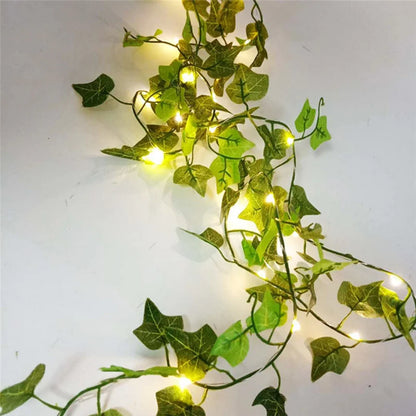 Flower Green Leaf String Lights - Wedding & Home Decor