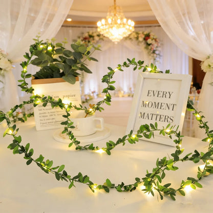 Flower Green Leaf String Lights - Wedding & Home Decor