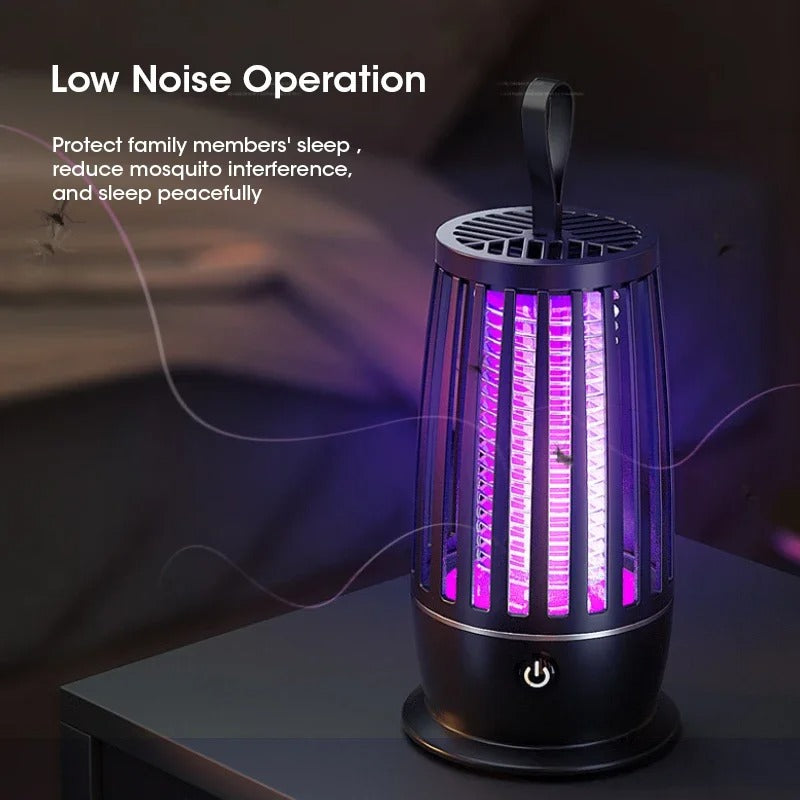 Bug Zapper Light: Mute Mosquito Killer Lamp - Portable UV Pest Repellent