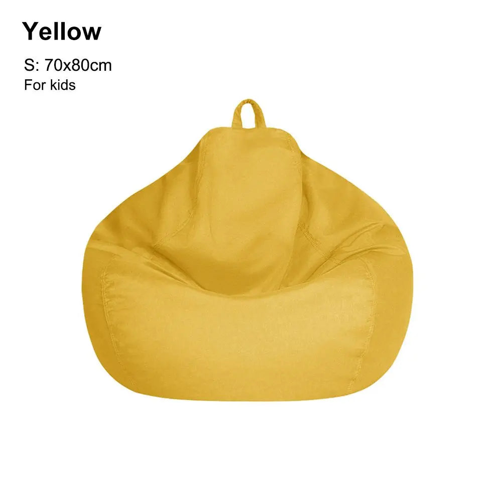 Sofa Cover: Bean Bag Chair Cover - Soft Comfy Lazy Lounger