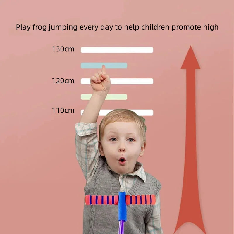 Education Toys: Kids Frog Jumping Toy - Grow Taller & Balance Exercise
