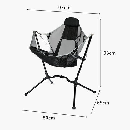 Lightweight Folding Camping Chair - Mesh Seat for Cool Comfort