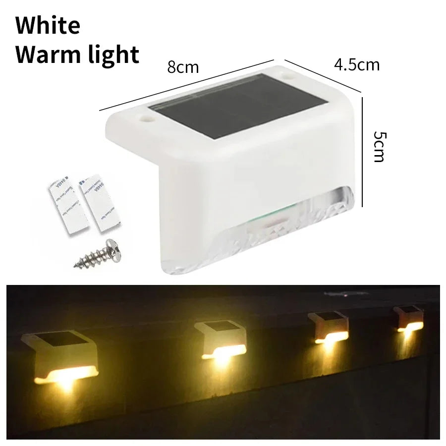 Outdoor Solar Light: LED Solar Deck Lights - Waterproof Outdoor Step Lighting