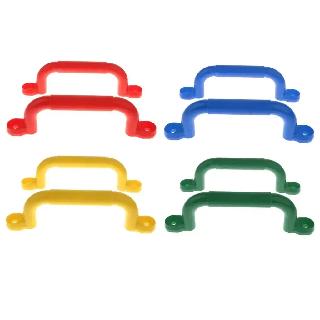Children’s Plastic Grab Bar Handle-Colorful Playground Equipment Accessory Fits Playhouse Jungle Gym Backyard Playhouse & Treehouse