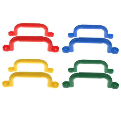 Children’s Plastic Grab Bar Handle-Colorful Playground Equipment Accessory Fits Playhouse Jungle Gym Backyard Playhouse & Treehouse