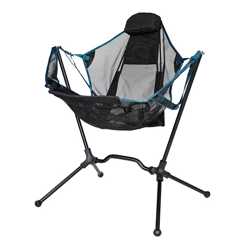 Lightweight Folding Camping Chair - Mesh Seat for Cool Comfort