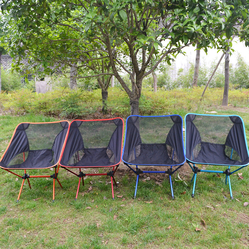 Camping Chair - Alloy Folding: Portable Beach, Camping & BBQ Essential