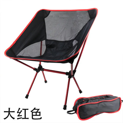 Camping Chair - Alloy Folding: Portable Beach, Camping & BBQ Essential