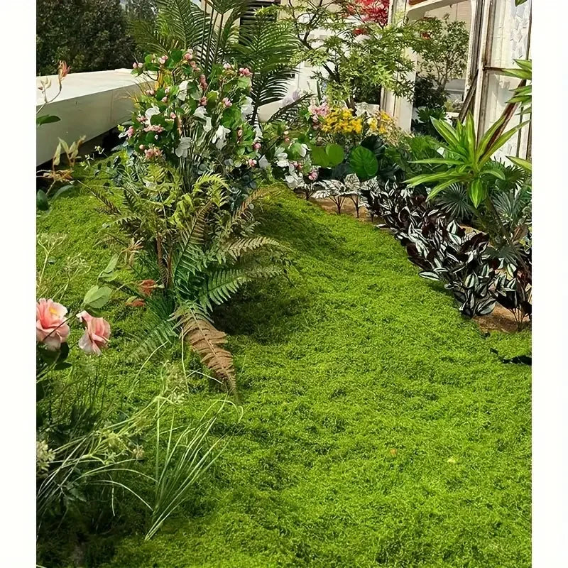 100cm*100cm Articiaifl moss carpet aquascape bionic turf fake moss micro-landscaping arrangement lawn bonsai potted plants pavement