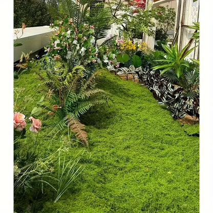 100cm*100cm Articiaifl moss carpet aquascape bionic turf fake moss micro-landscaping arrangement lawn bonsai potted plants pavement