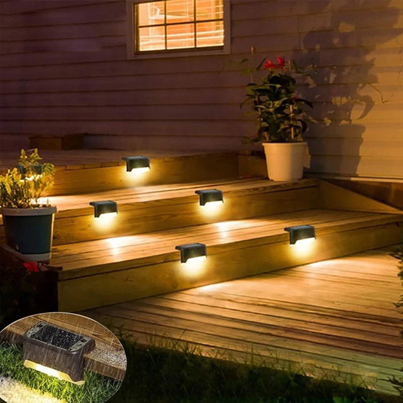 Outdoor Solar Lights: Waterproof LED for Stairs & Patio