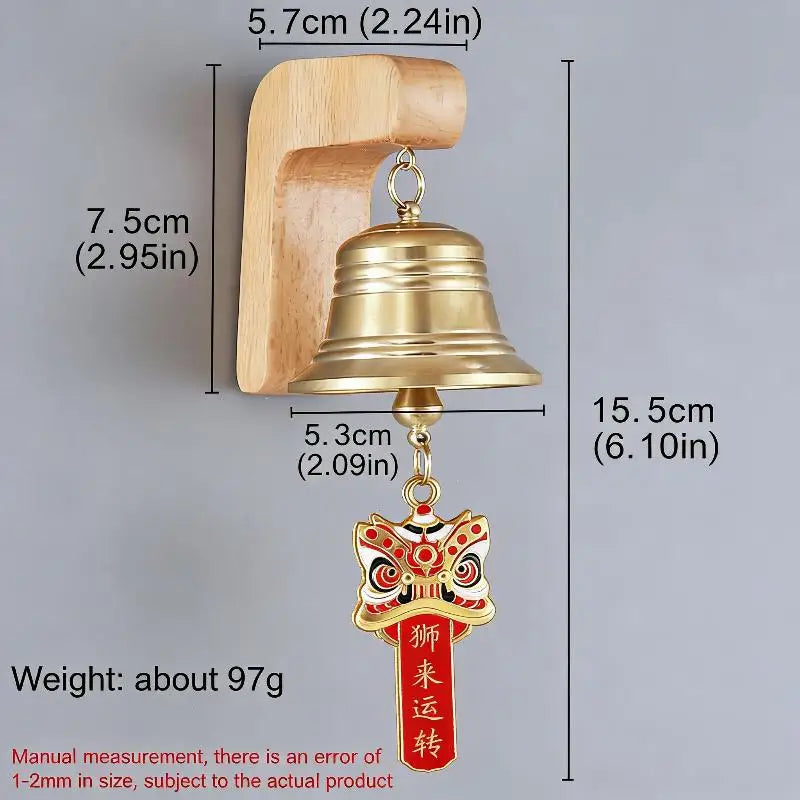 Wood Door Bell: Japanese Wind Chime & Entry Reminder