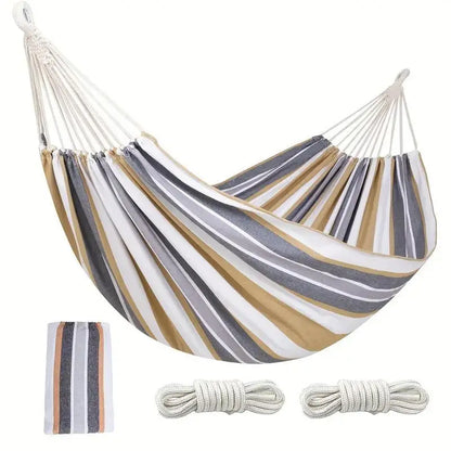 Outdoor Canvas Hammock - High-Strength Nylon Design