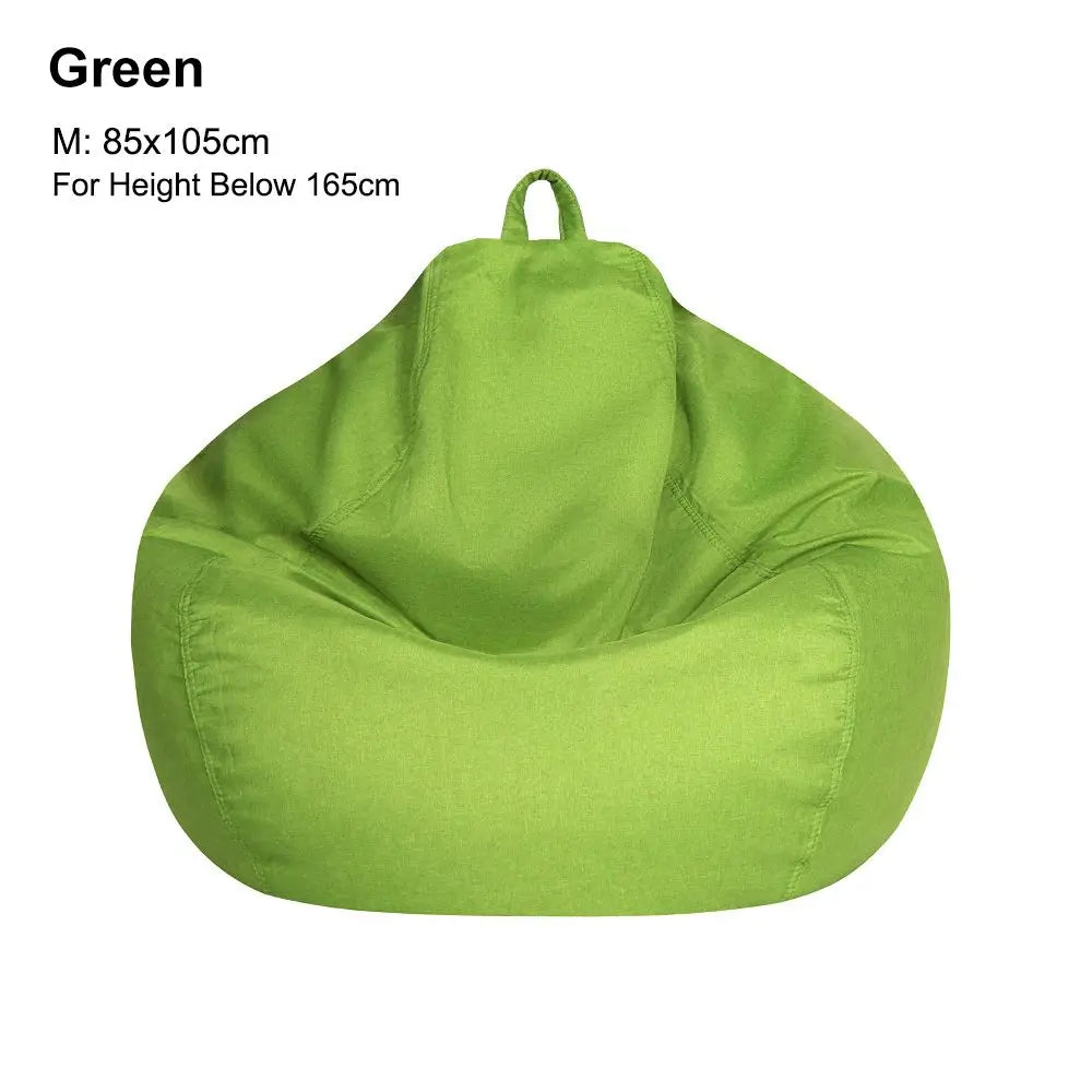 Sofa Cover: Bean Bag Chair Cover - Soft Comfy Lazy Lounger