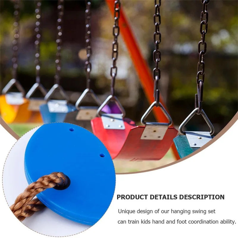 Swingset: Children's Gymnastic Ring Swing - Outdoor Fun