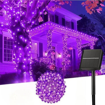Solar String Lights 30/100 LED 8 Modes for Festivals