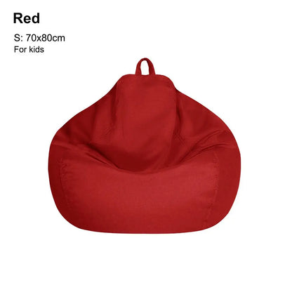 Sofa Cover: Bean Bag Chair Cover - Soft Comfy Lazy Lounger