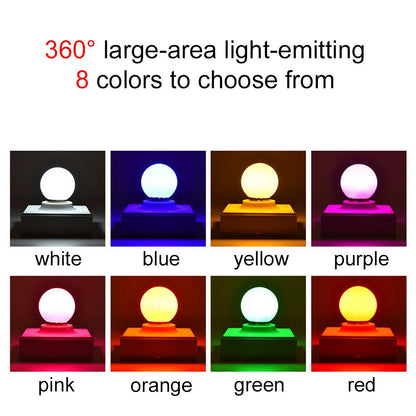 3W LED Light Bulbs: E27 B22 Colorful G45 Globe Home Decor Light