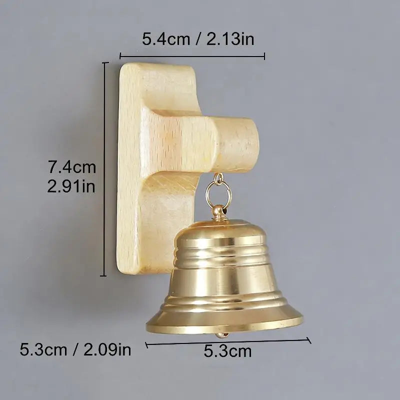 Wood Door Bell: Japanese Wind Chime & Entry Reminder