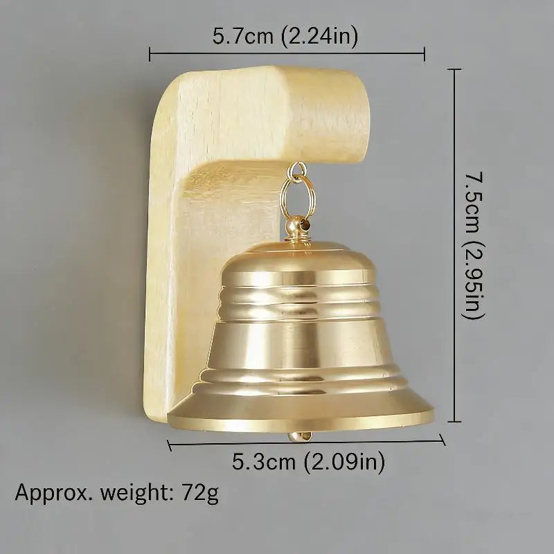 Wood Door Bell: Japanese Wind Chime & Entry Reminder